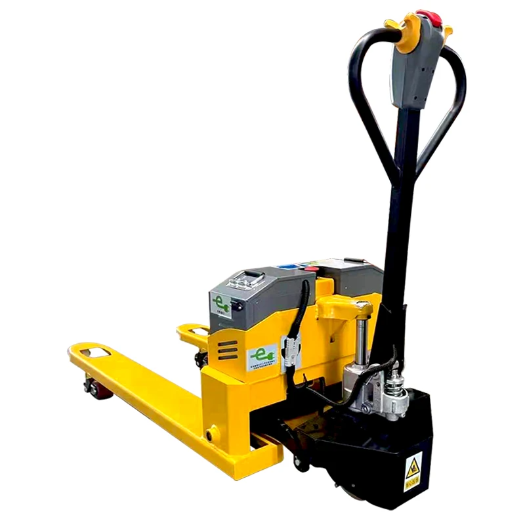 Grosir Semi Electric Pallet Truck Hydraulic Atos Terrain baterei Powered Pallet Truck Pallet Jack